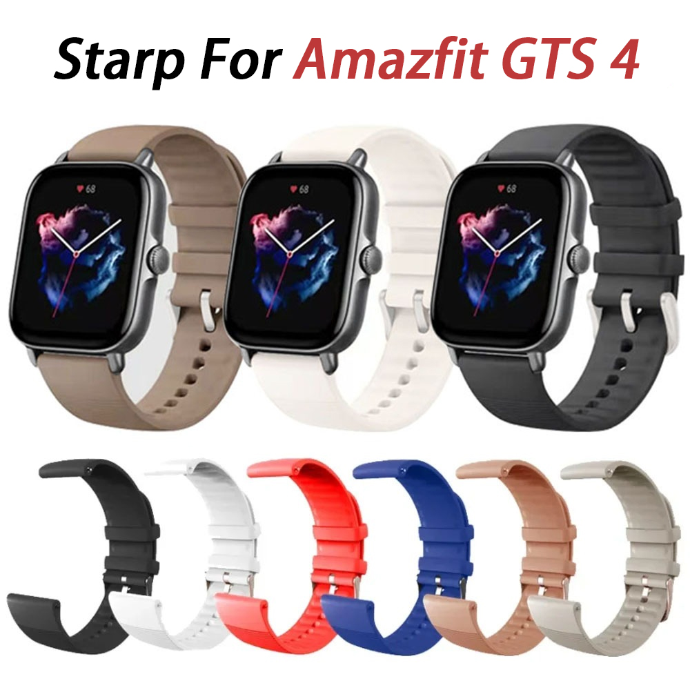 Amazfit Smartwatch Accessories - 20mm banda de silicone macio para