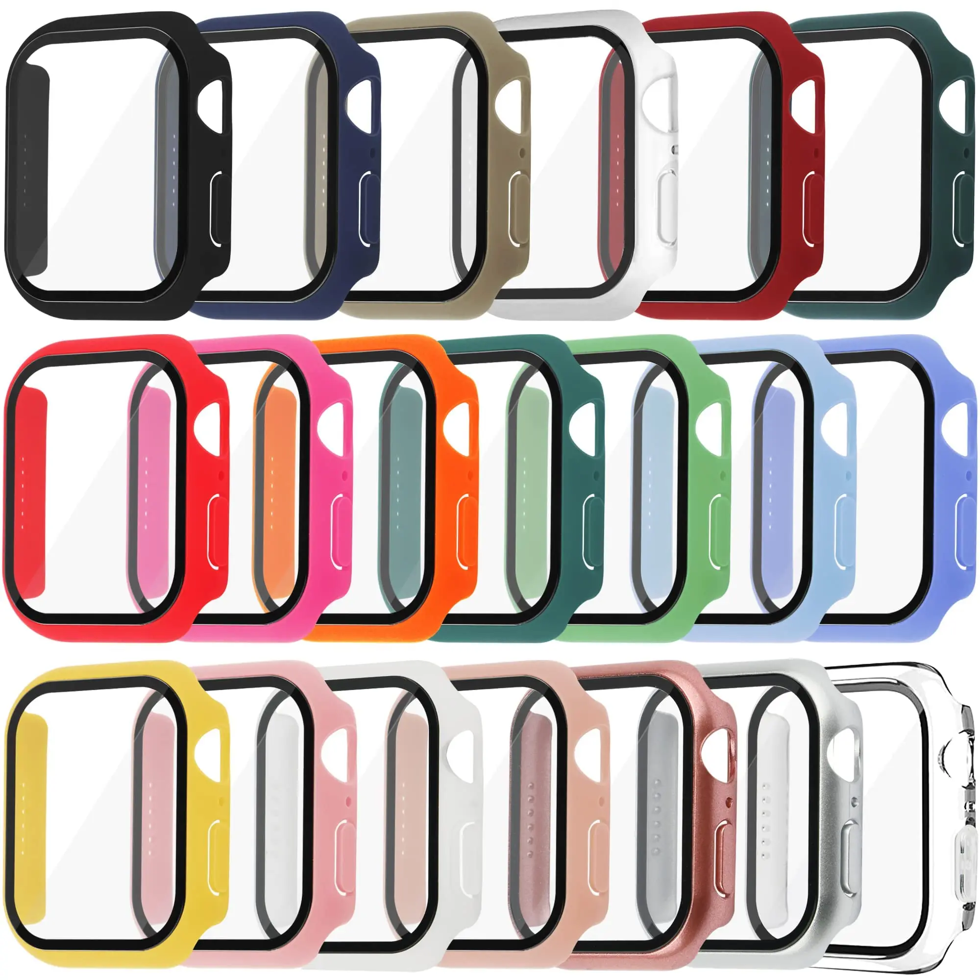 Apple Smartwatch Accessories - Vidro Temperado e Capa para Apple