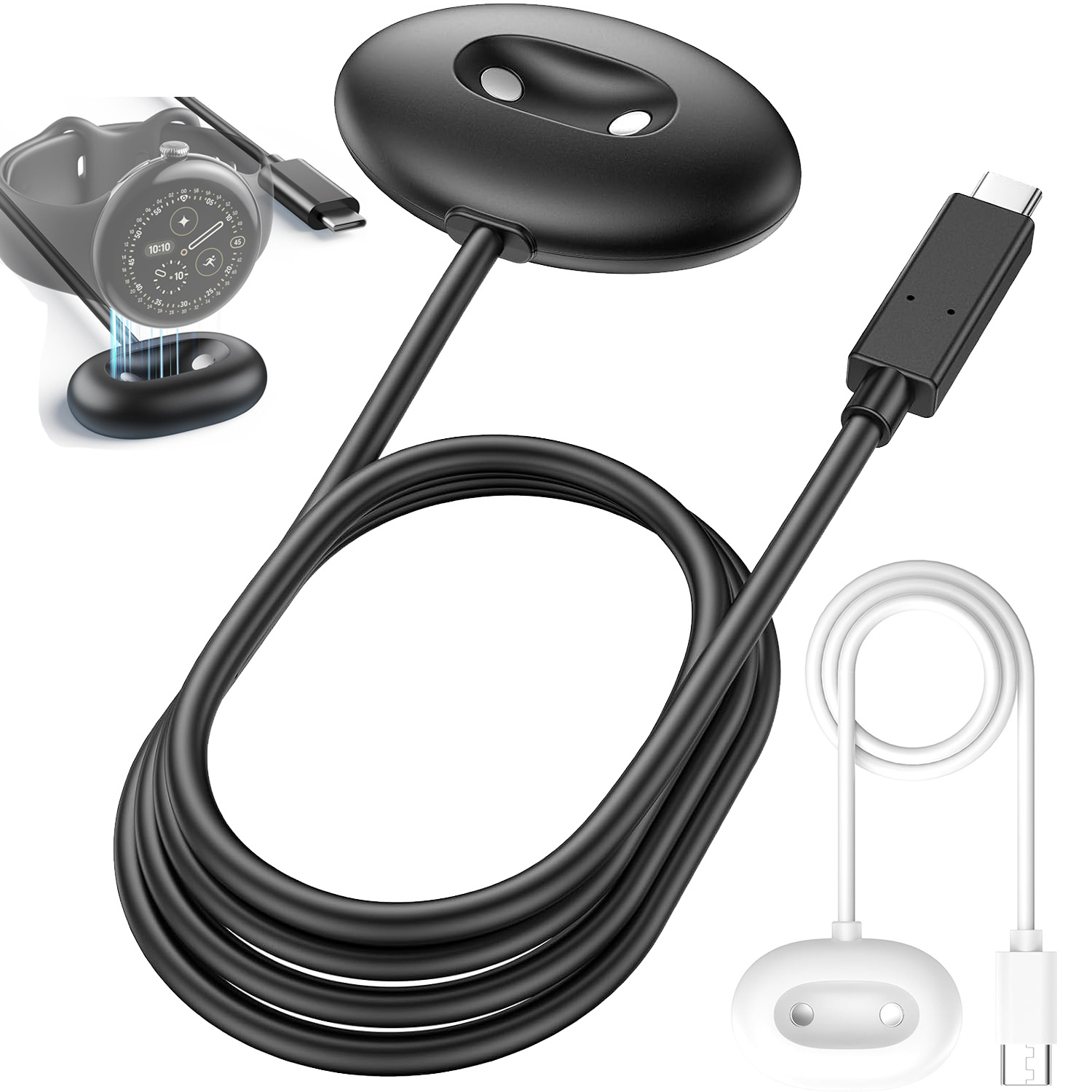 Smartwatch Nexus - Cabo Carregador para Google Pixel Watch