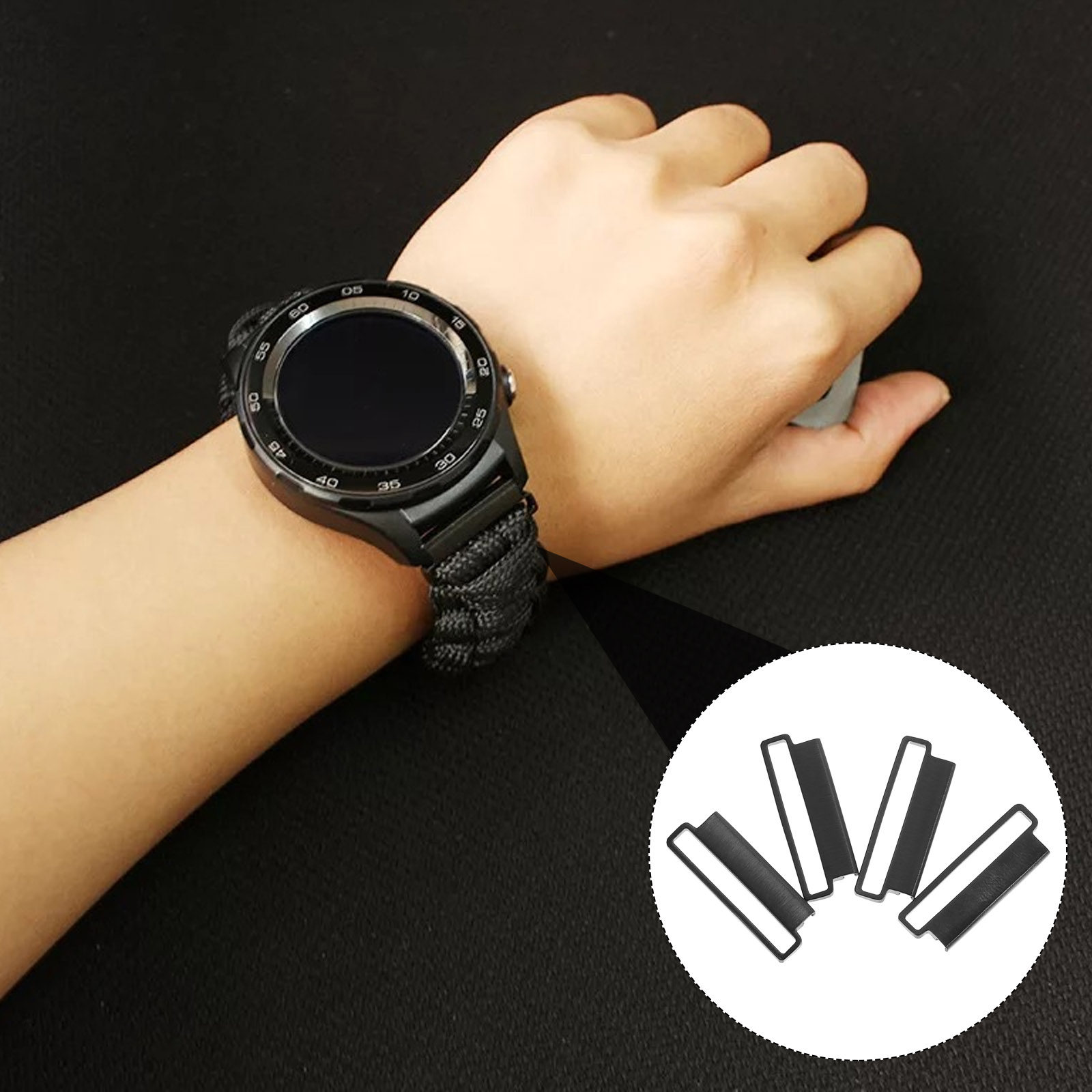 Smartwatch Straps & Accessories - 4 Peças Adaptador de Pulseira de
