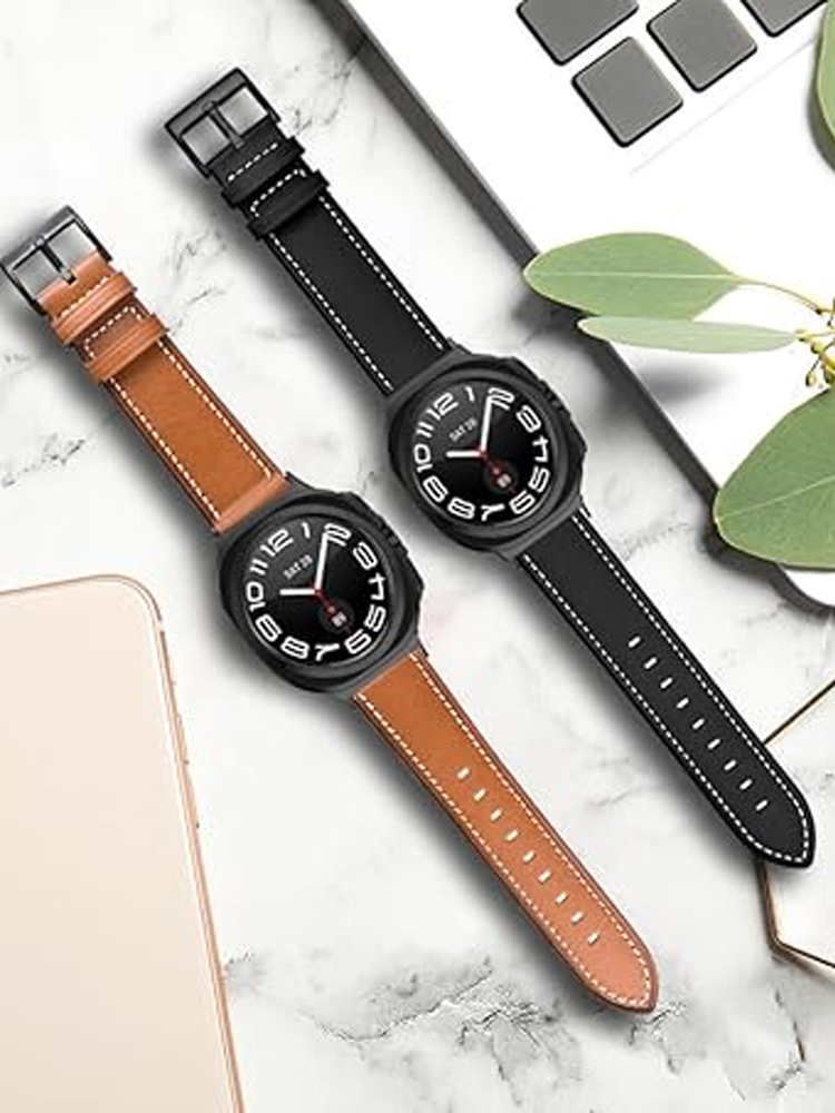 Samsung Smartwatch Ultra Accessories - Pulseira de couro genuíno para samsung