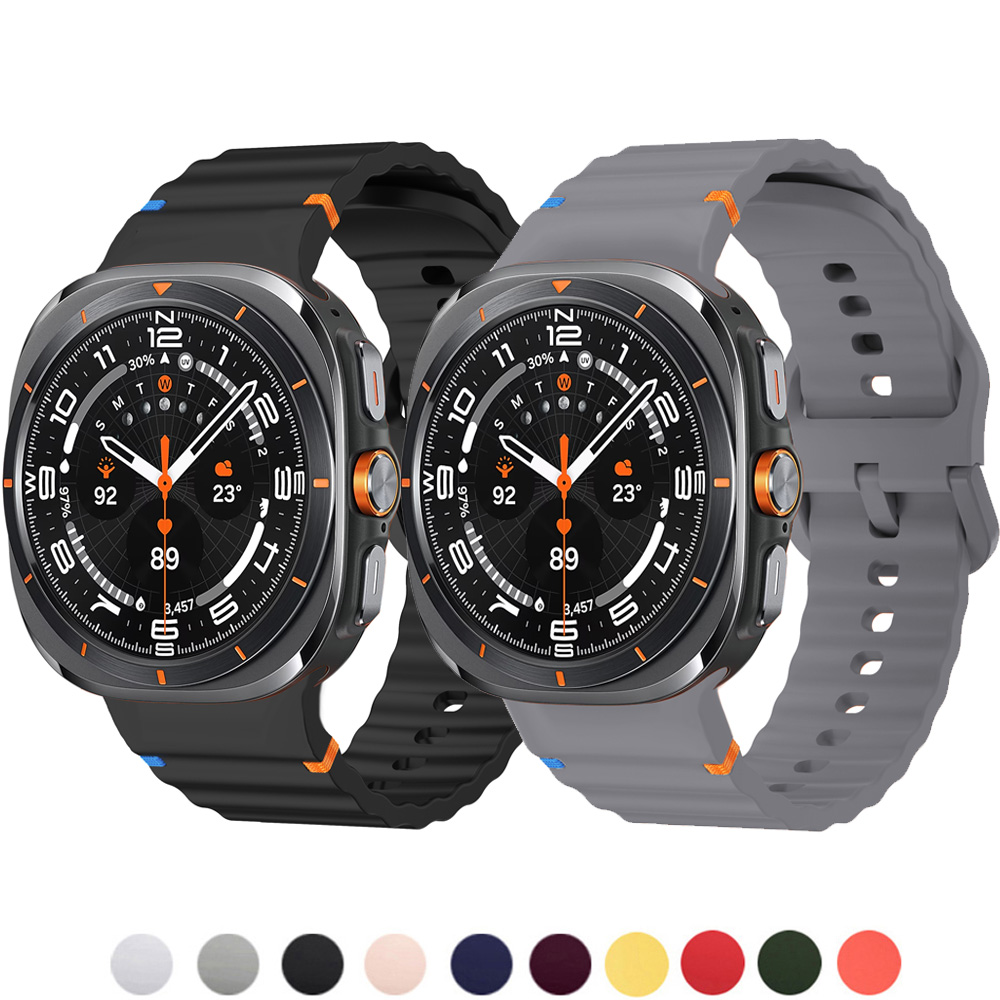Samsung Smartwatch Ultra Accessories - Pulseira de Silicone para Samsung Galaxy