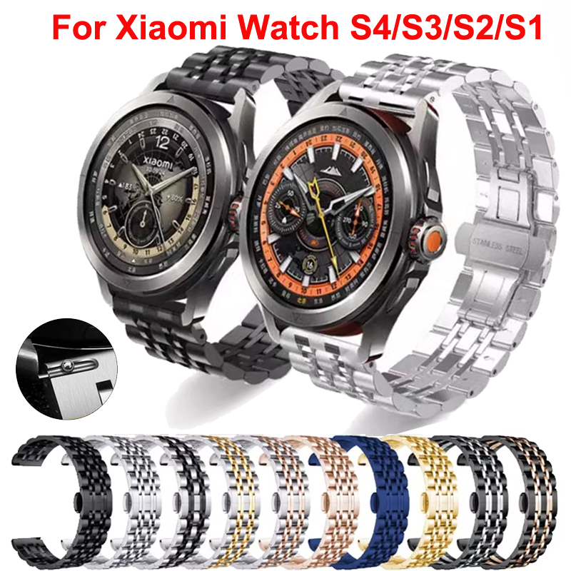 Xiaomi Smartwatch S3 Accessories - Pulseira de aço inoxidável para xiaomi