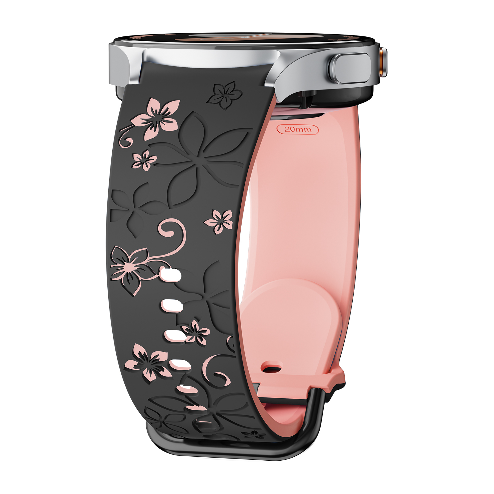 Samsung Smartwatch Ultra Accessories - Pulseira de silicone gravada para samsung
