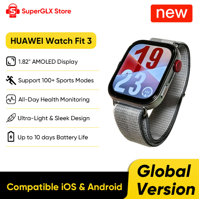 Smartwatch Batam - 【US Express】HUAWEI Watch Fit 3 Smartwatch