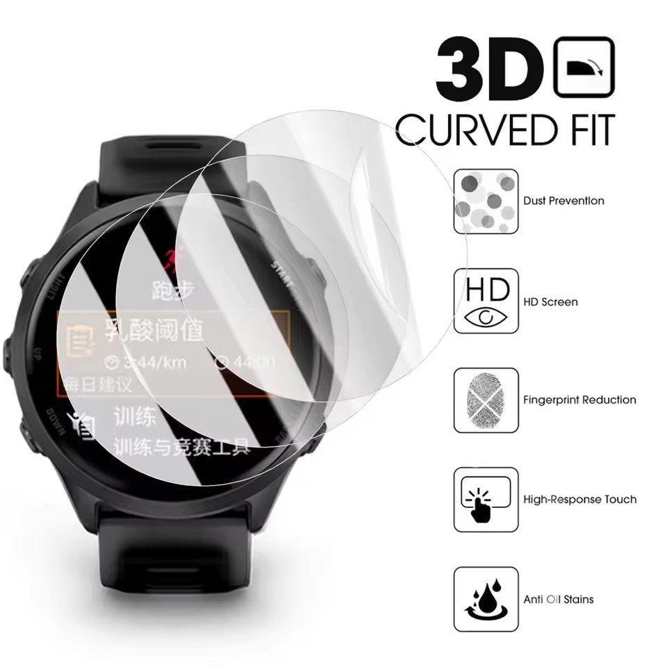 1-3 Peças de Película de Hidro - Watch Face Protector avaliação e preço