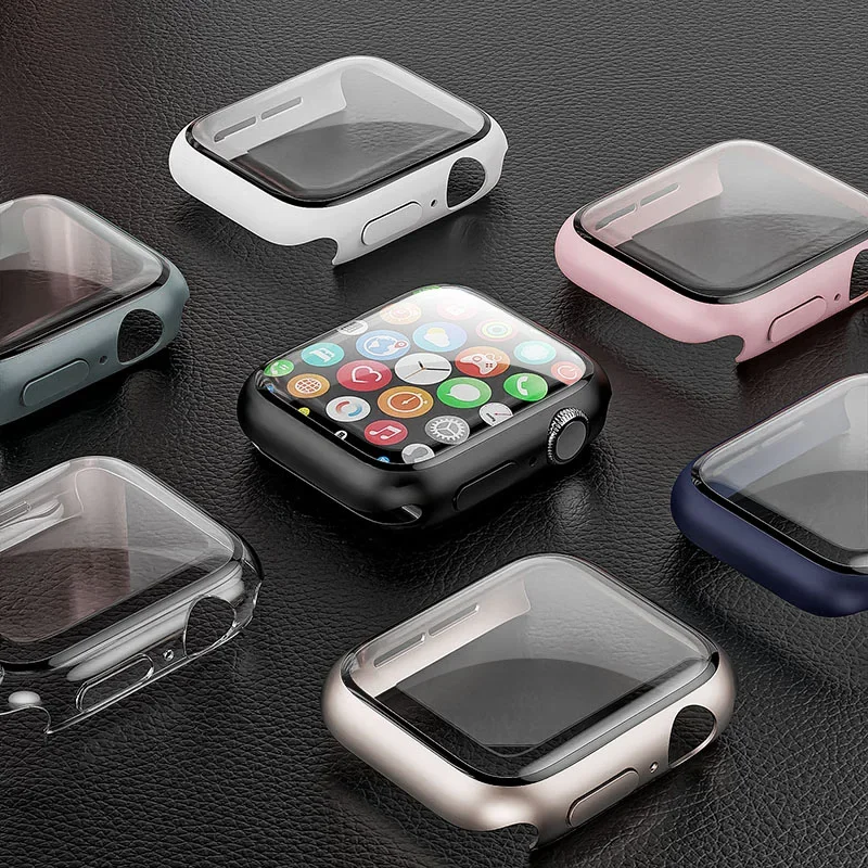 Vidro temperado + capa para ap - Apple Smartwatch Accessories avaliação e preço