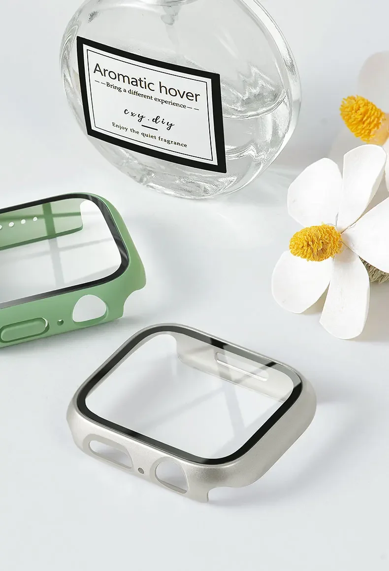 Vidro temperado + capa para ap - Apple Smartwatch Accessories avaliação e preço