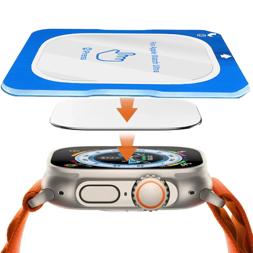 Filme de vidro temperado colag - Watch Face Protector avaliação e preço