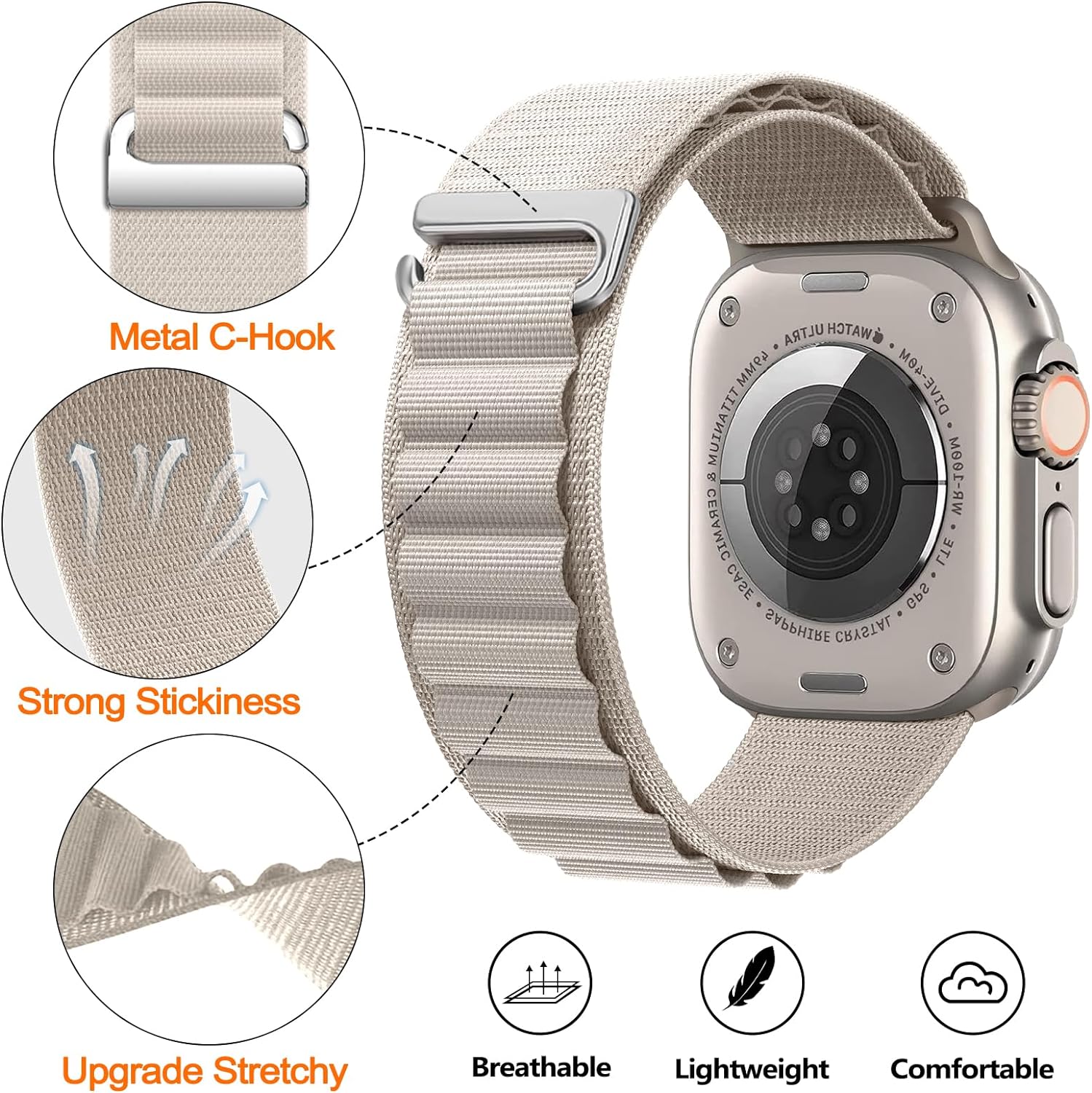 Pulseira de Nylon Alpine para  - Samsung Smartwatch Ultra Accessories avaliação e preço
