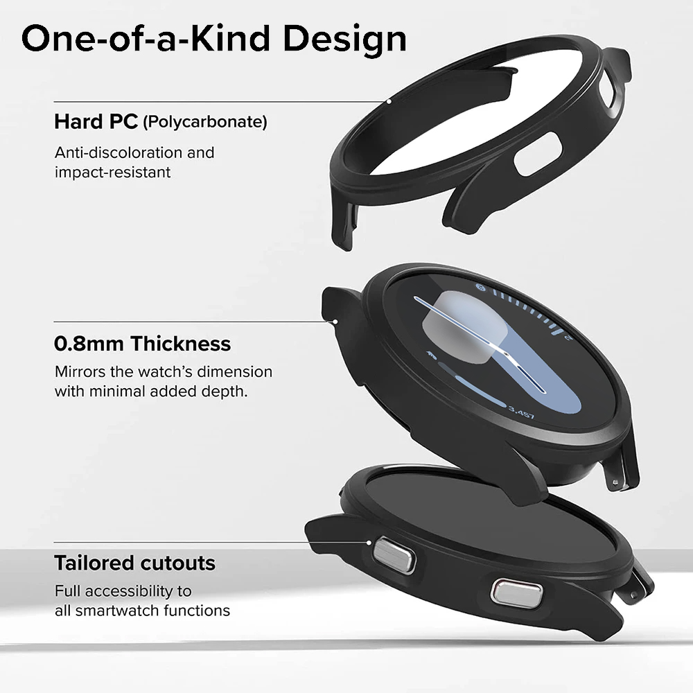Capa protetora rígida de amort - Smartwatch Watch Accessories For Women avaliação e preço