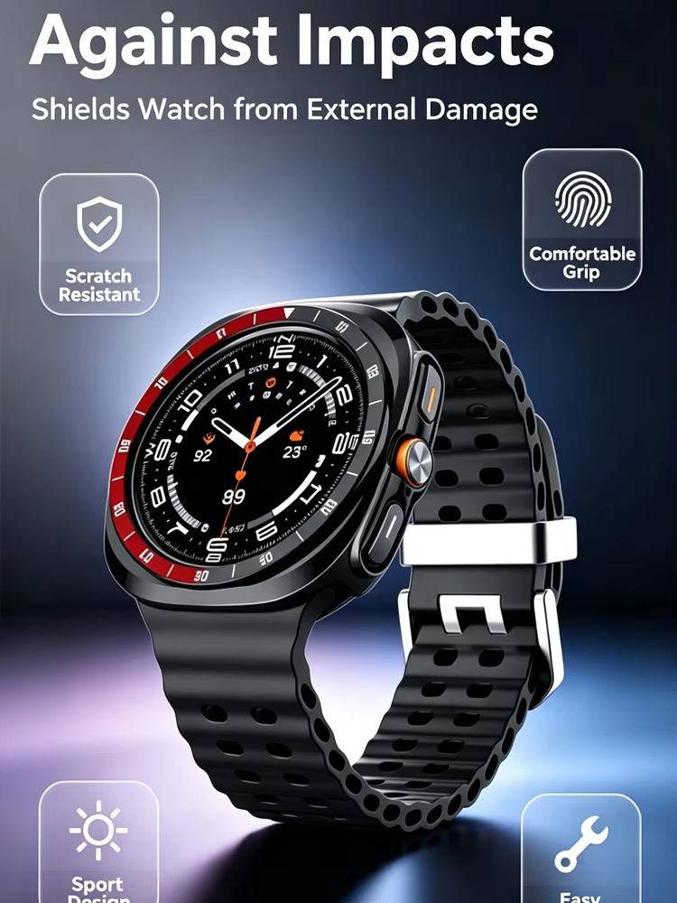 Capa Protetora Rígida (Bezel + - Samsung Smartwatch Ultra Accessories avaliação e preço