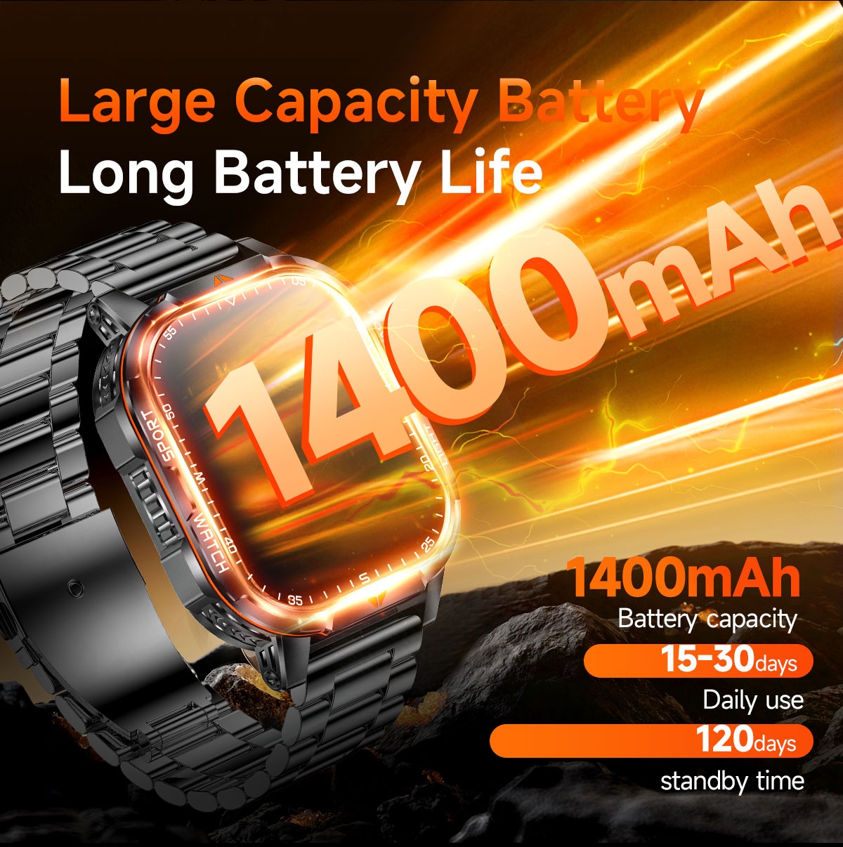 Novo Smartwatch 2026 com Bater - Smartwatch Batam avaliação e preço
