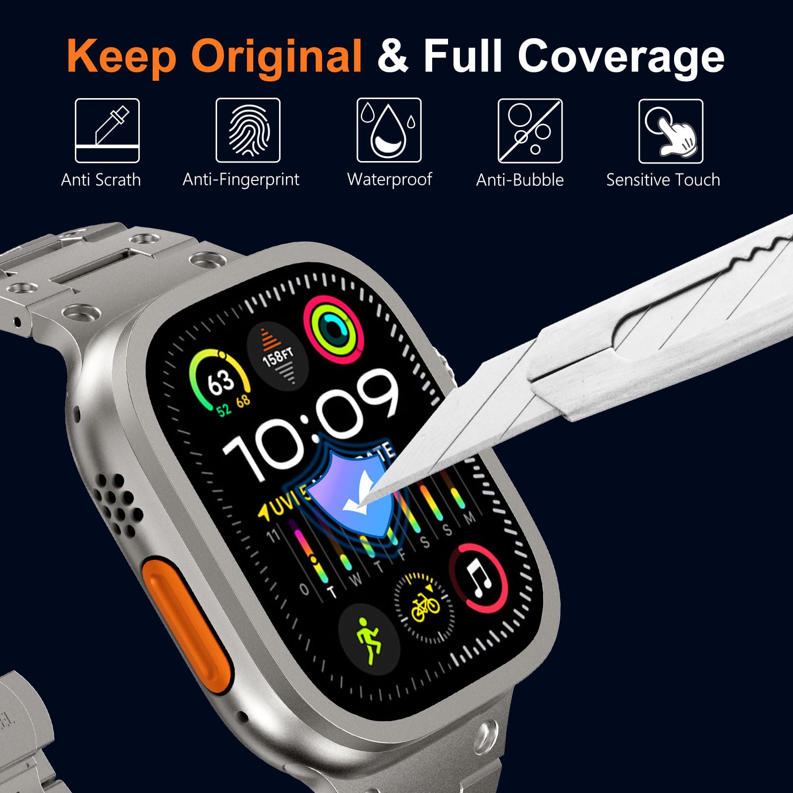 Vidro temperado para apple wat - Apple Smartwatch Accessories avaliação e preço