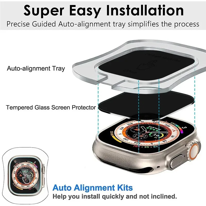 Vidro temperado para apple wat - Watch Face Protector avaliação e preço