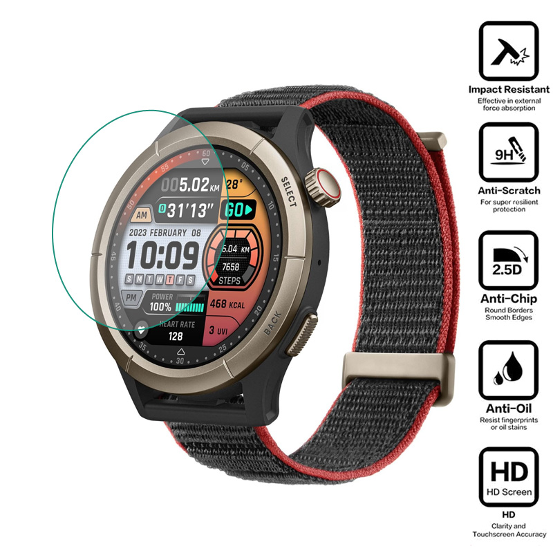 HD Limpar Filme Protetor para  - Amazfit Smartwatch Accessories avaliação e preço