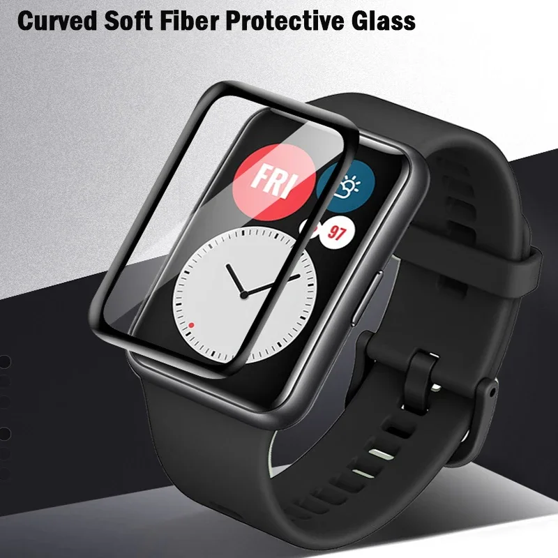 Vidro macio para huawei watch  - Watch Face Protector avaliação e preço