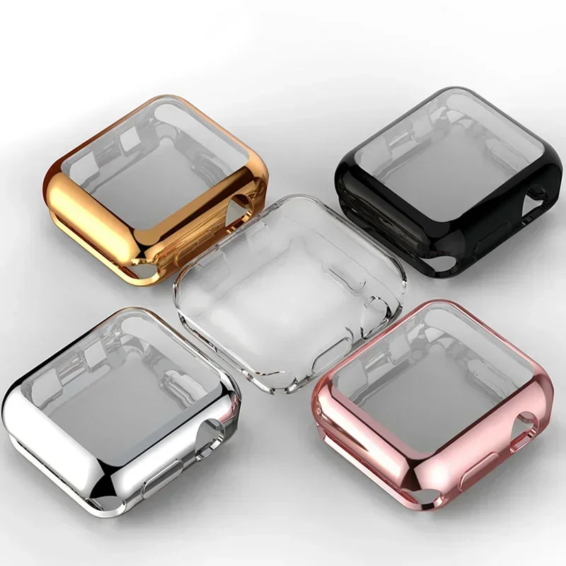 Capa para apple watch case 44m - Smartwatch Watch Accessories For Women avaliação e preço