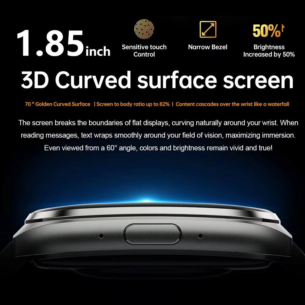 Amoled 2026 hd 3d tela de supe - Smartwatch Batam avaliação e preço