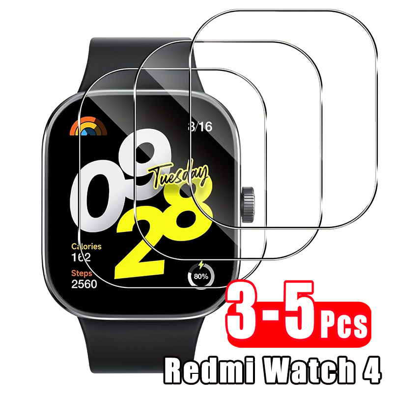 3-5 pçs vidro temperado premiu - Watch Face Protector avaliação e preço