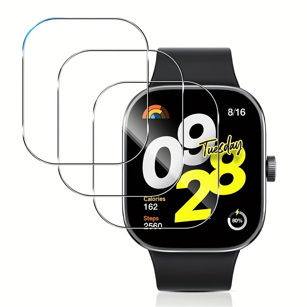 3-5 pçs vidro temperado premiu - Watch Face Protector avaliação e preço