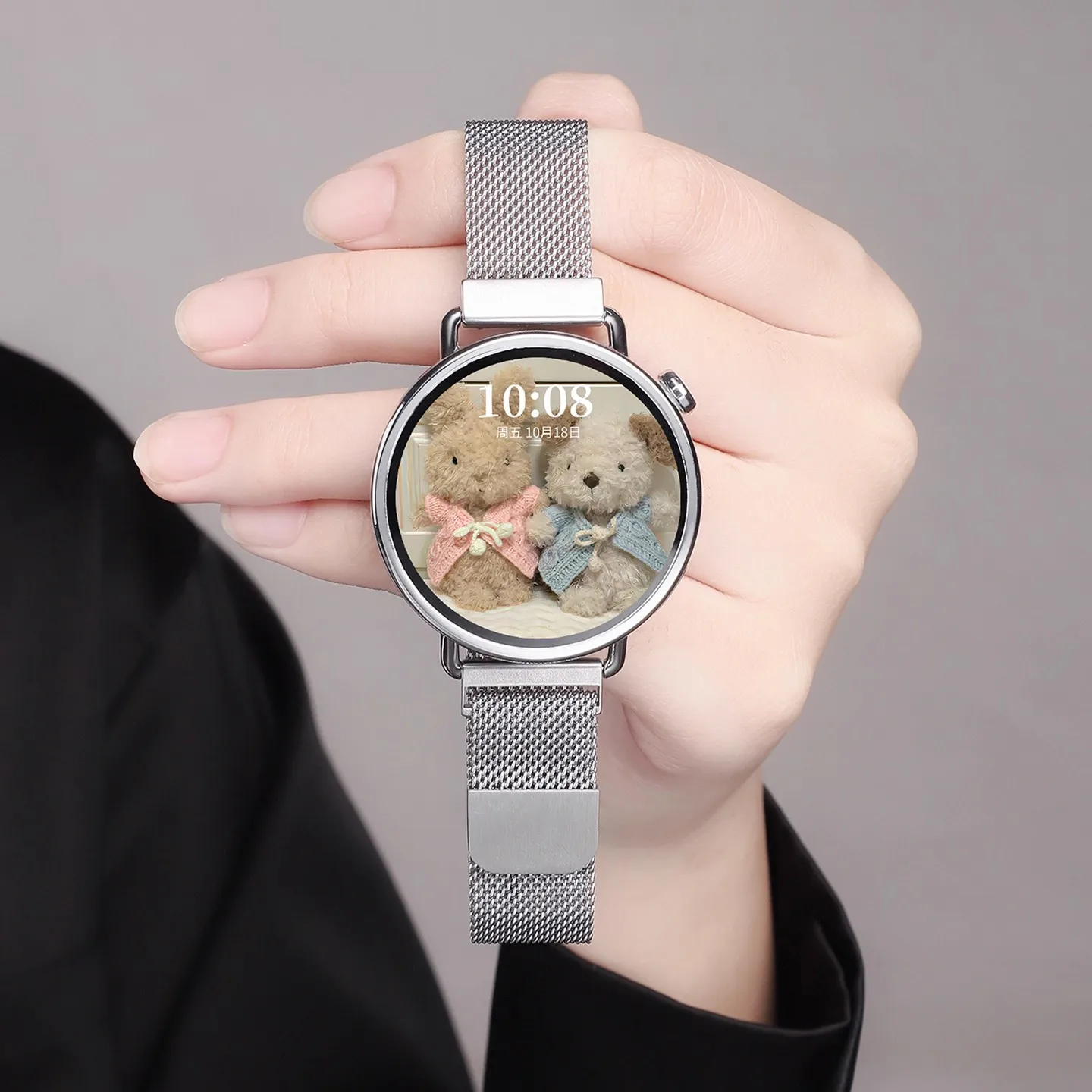 18mm pulseira de laço milanês  - Smartwatch Watch Accessories For Women avaliação e preço