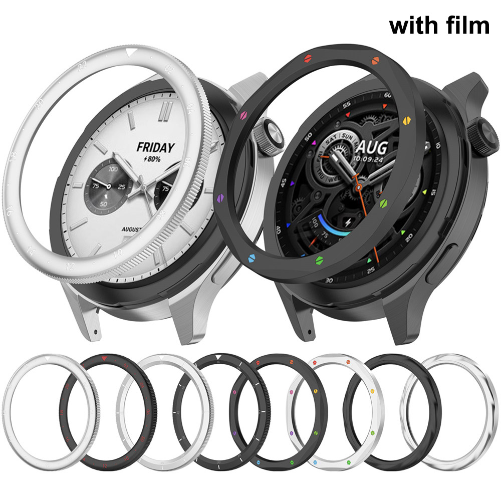 Anel de moldura de metal para  - Xiaomi Smartwatch S3 Accessories avaliação e preço