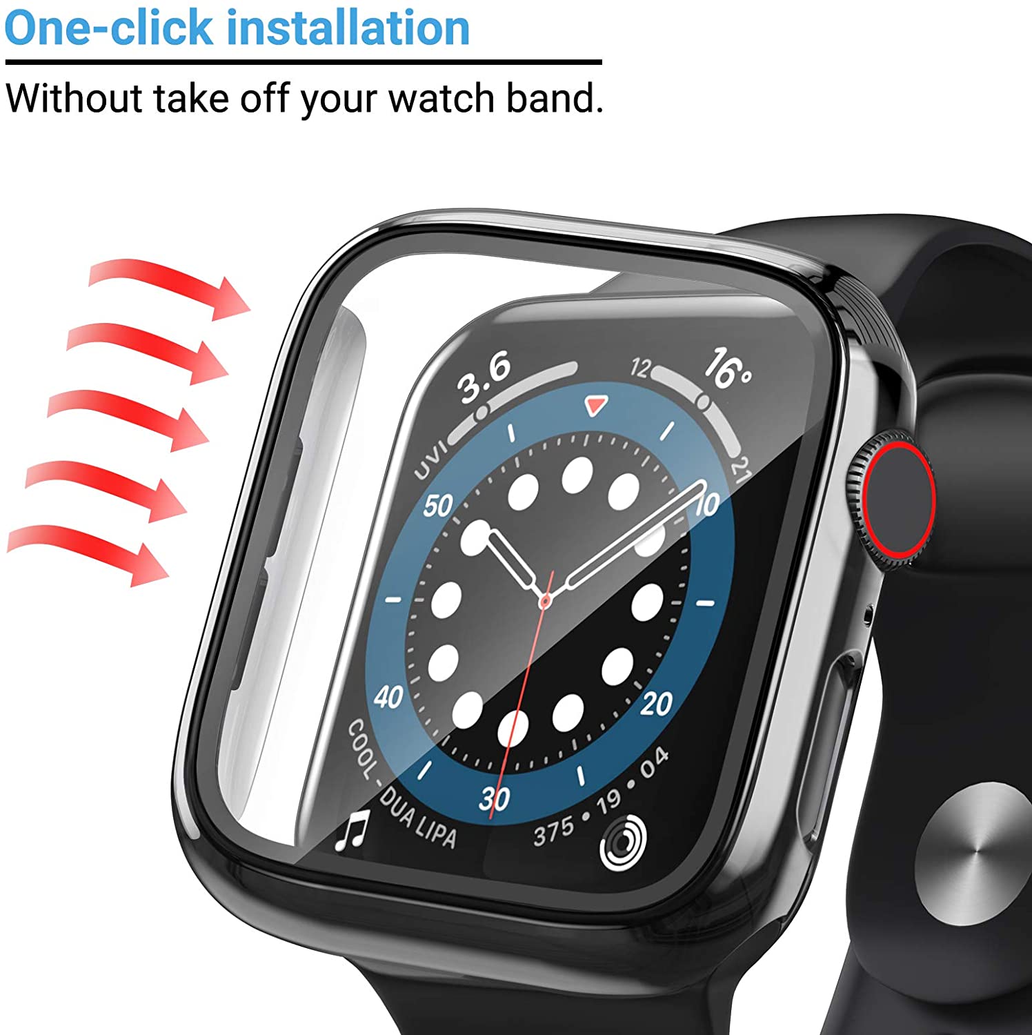 Vidro + capa para apple watch  - Apple Smartwatch Accessories avaliação e preço