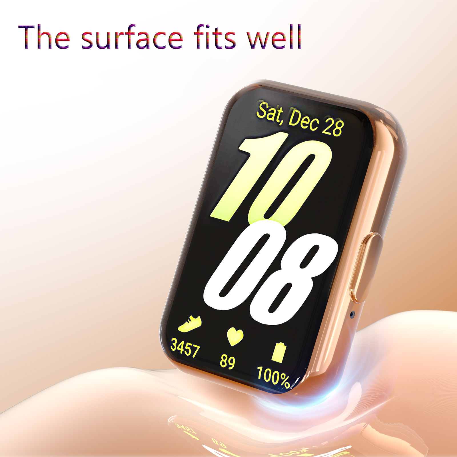 Capa para Samsung Galaxy Fit 3 - Smartwatch Watch Accessories For Women avaliação e preço