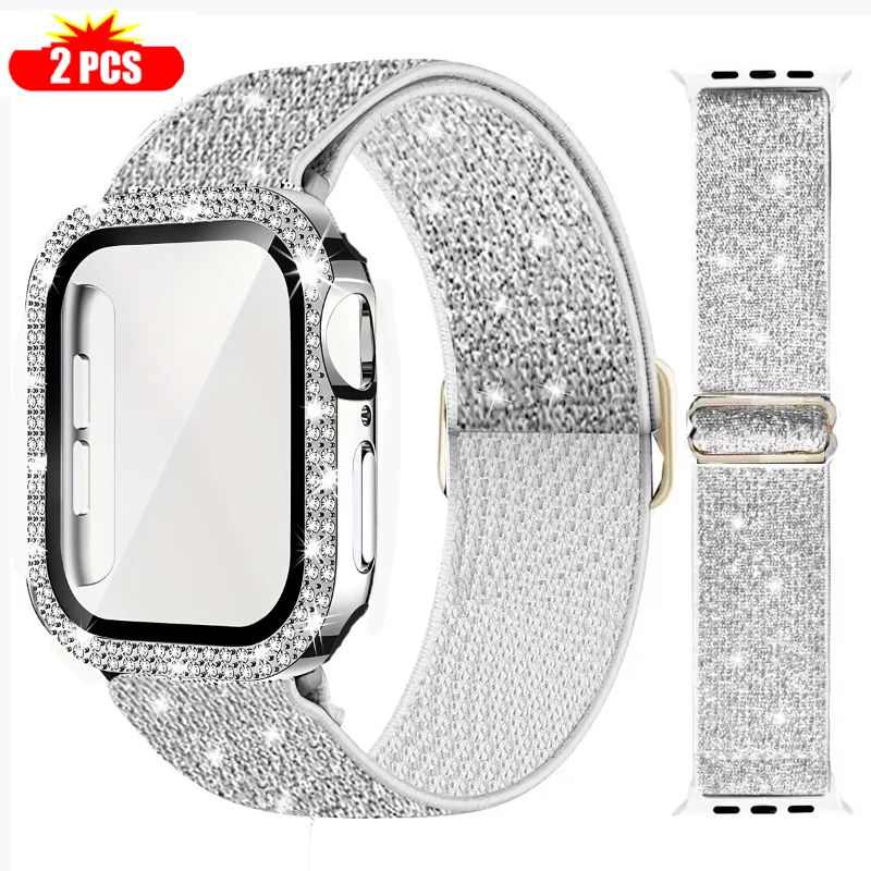Banda + capa para apple watch  - Smartwatch Watch Accessories For Women avaliação e preço