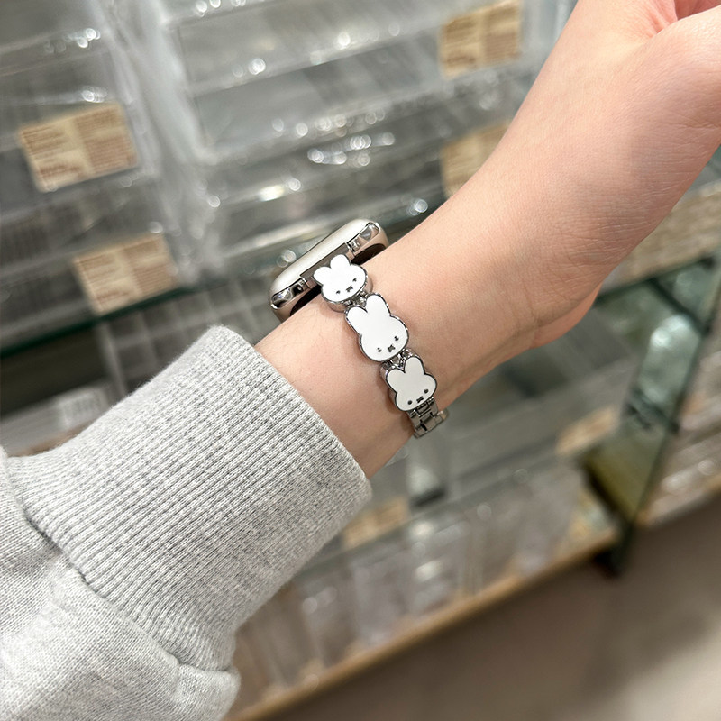 Pulseira de Couro Miffy Rabbit - Apple Smartwatch Accessories avaliação e preço