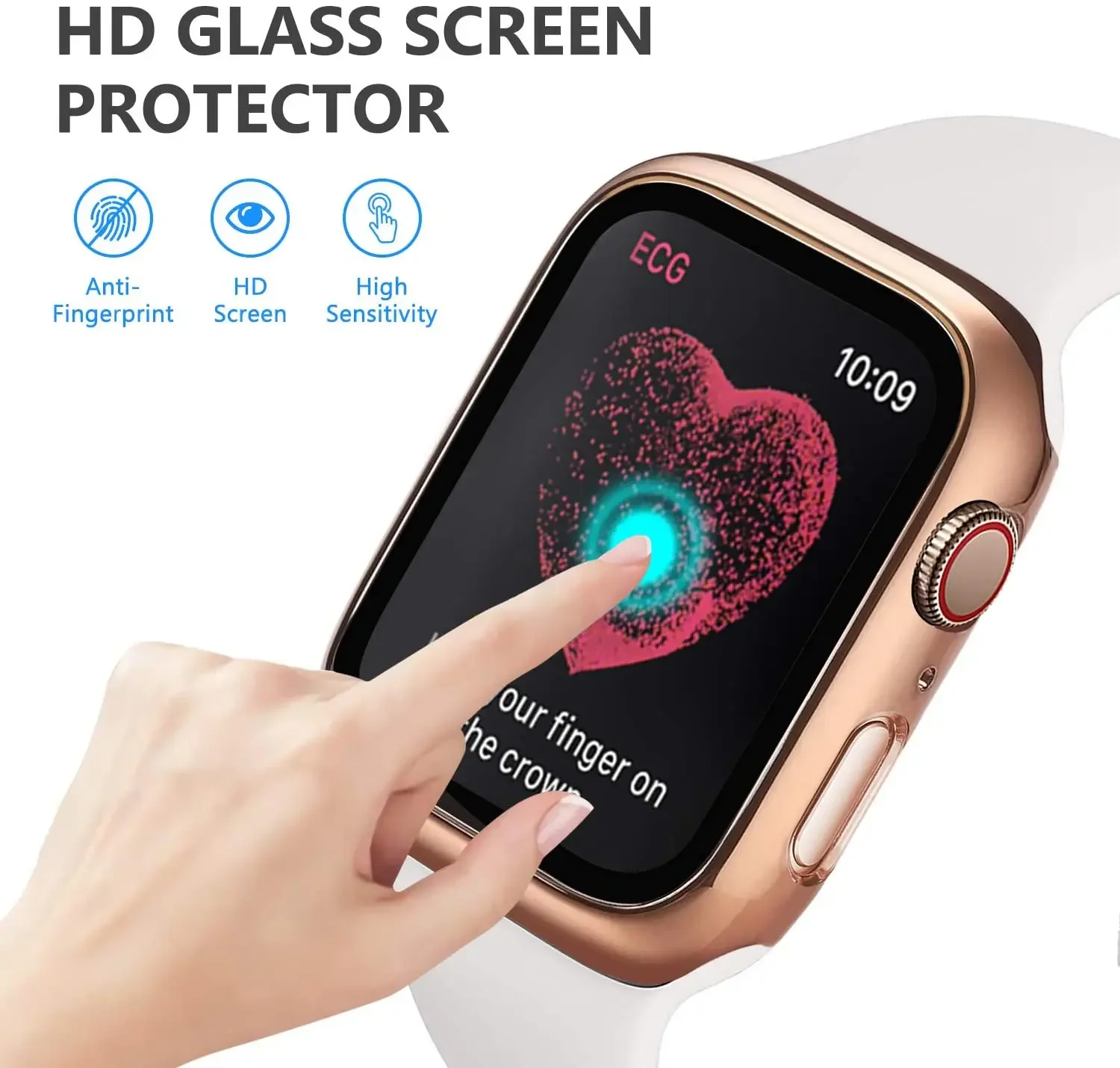 Vidro temperado + capa para ap - Apple Smartwatch Accessories avaliação e preço