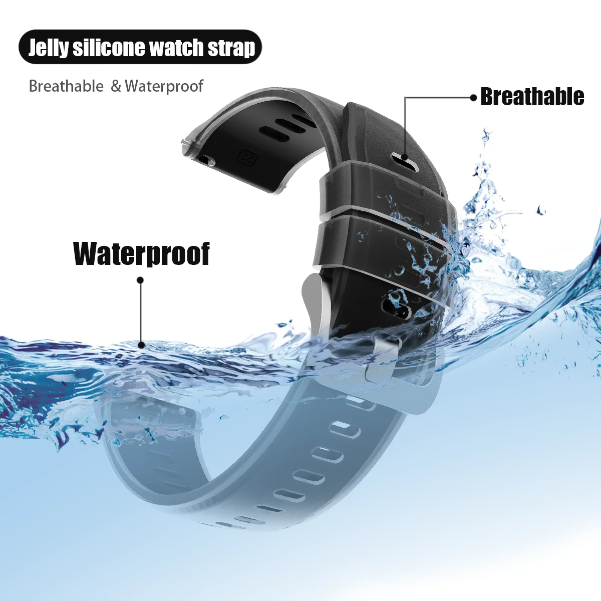 Pulseira de Silicone Translúci - Xiaomi Smartwatch S3 Accessories avaliação e preço