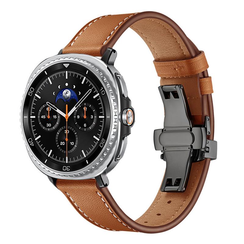 Pulseira de couro genuíno para - Samsung Smartwatch Ultra Accessories avaliação e preço