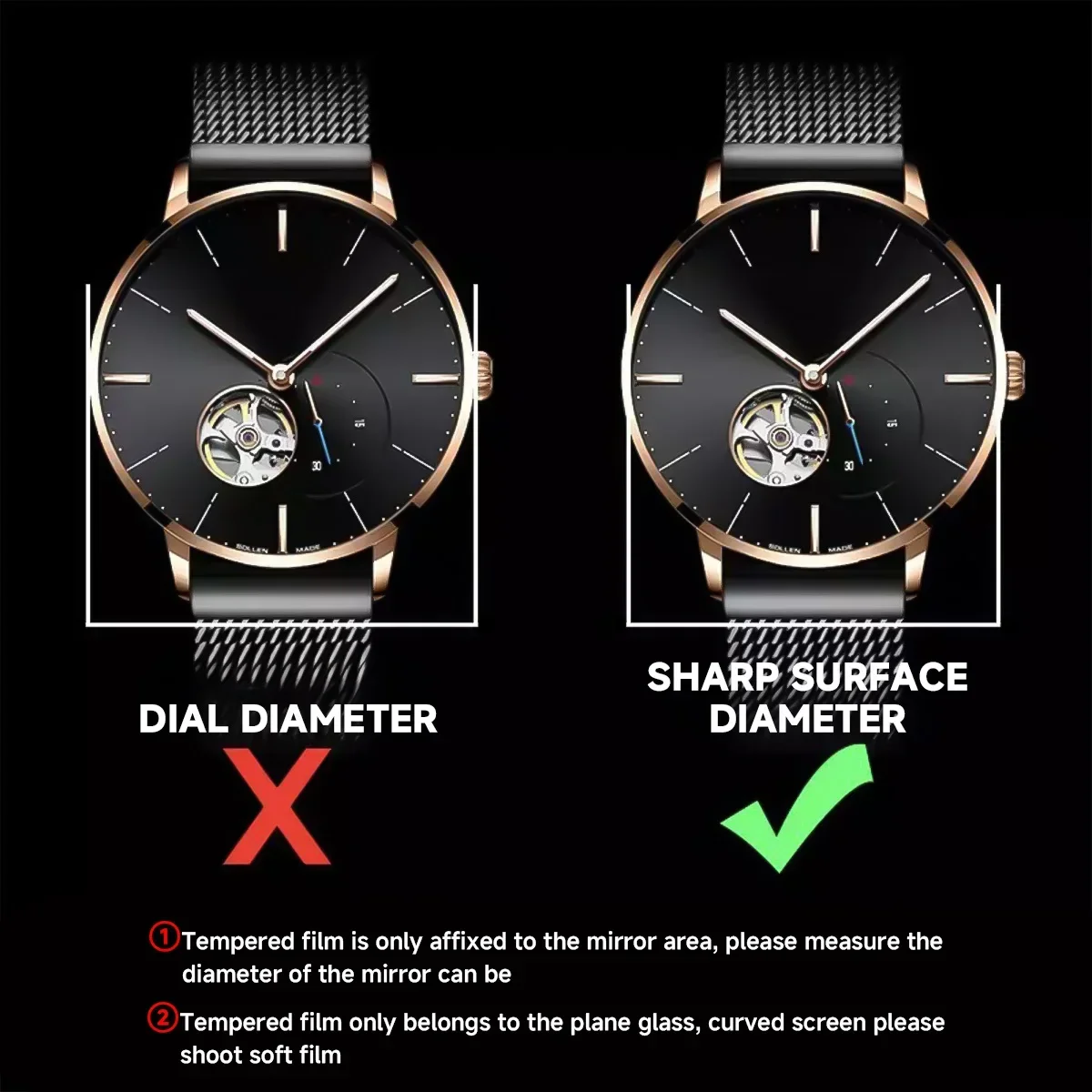 Protetor de Tela Universal de  - Watch Face Protector avaliação e preço