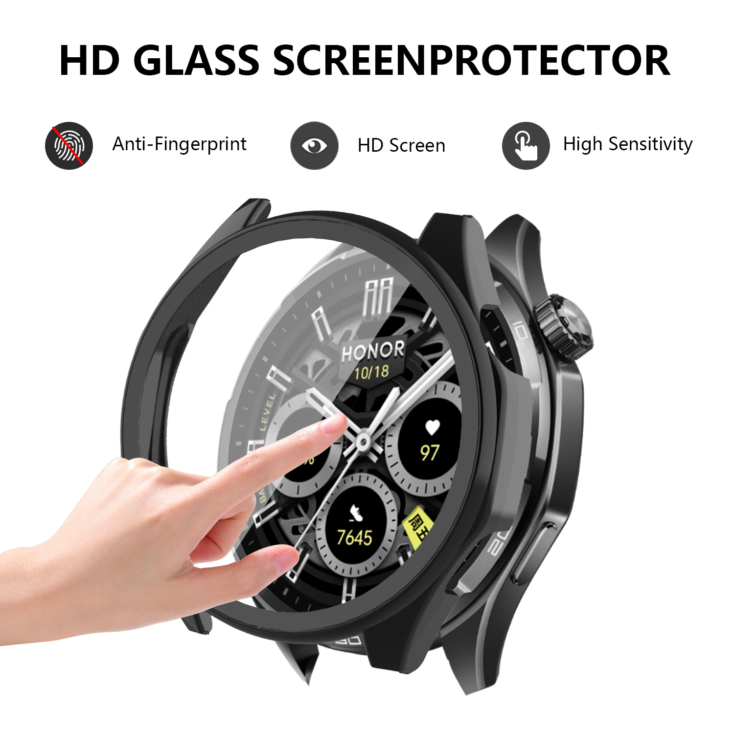Capa Protetora Fosca de PC par - Watch Face Protector avaliação e preço