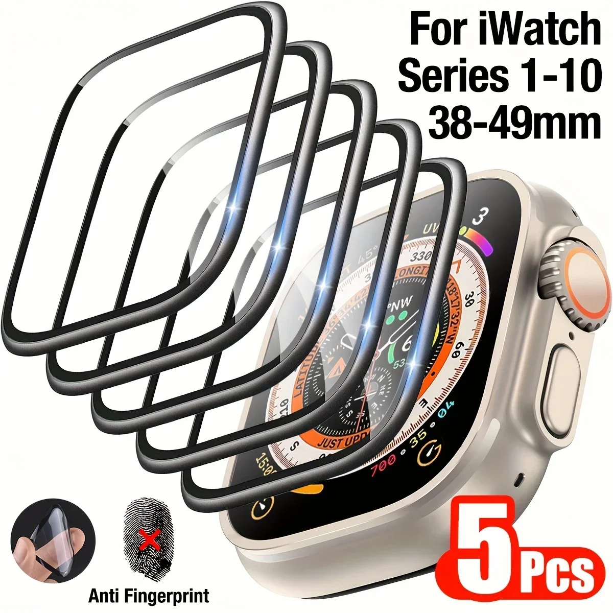 1-5 pces filme anti-risco para - Apple Smartwatch Accessories avaliação e preço