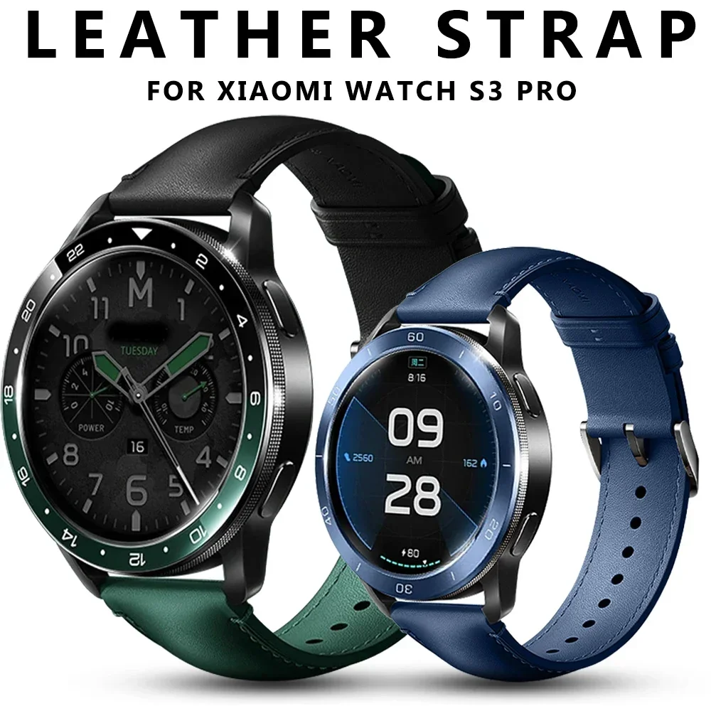 Pulseira de couro original de  - Xiaomi Smartwatch S3 Accessories avaliação e preço