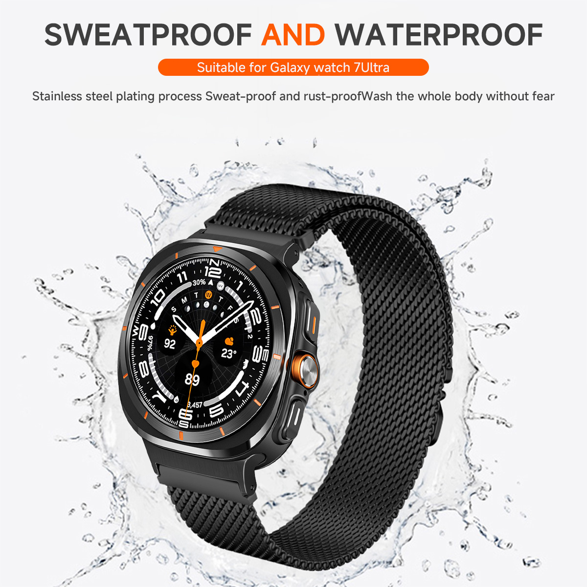 Pulseira de Metal Milanesa par - Samsung Smartwatch Ultra Accessories avaliação e preço